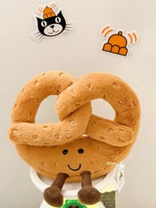 Jellycat AMUSEABLE PRETZEL Medium 8” - Cute Plush Food - NWT - Fast Shipping! - Picture 1 of 5