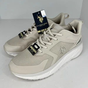 U.S. Polo Association Womens 11785 Rener-M White Sand Size 9.5 W Trainers Shoes - Picture 1 of 10