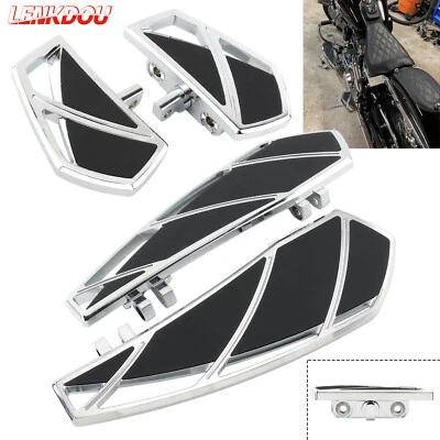 Phantom Driver Floorboards Foot Pegs Kit For Harley Touring Street Glide Softail Foto 1 de 4