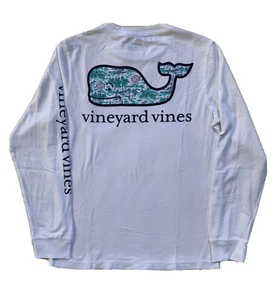 VINEYARD VINES Kids Boys Girls Tropical Beach Whale Pocket T-Shirt NWT SMALL - Picture 1 of 6