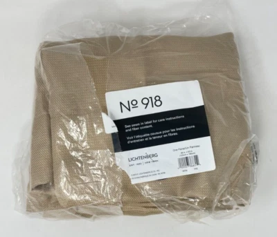 No. 918 Montego Moderno Tejido Texturizado Ojal Superior 48" x 63" Panel Cortina Taupe Foto 1 de 4