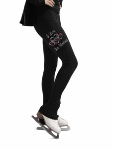 Pantalones de patinaje sobre hielo Kami-So - I Love patinaje artístico (talla AM) - Imagen 1 de 1
