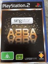 Singstar ABBA PS2 Playstation 2 PAL Game & Manual