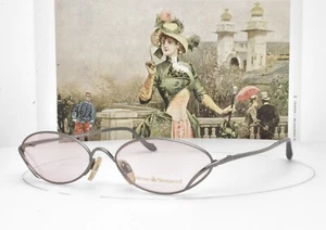 VIVIENNE WESTWOOD Eyeglasses Vintage Gunmetal Oval 53-16-135 003 C02 - Picture 1 of 9