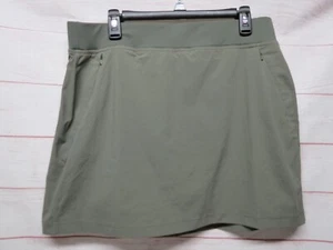 NWT Eddie Bauer Green Athletic Outdoor Skort Skirt Curvy Size 16 Travex - Picture 1 of 6