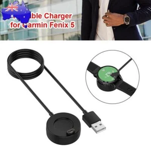 USB Charging Cable Cord Station Stand for Garmin Fenix 5/Forerunner 55 - Zdjęcie 1 z 8