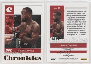 2022 Panini Chronicles UFC Bronze Leon Edwards #18