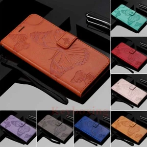 For iPhone SE 2020 XS Max 6s 7 8 11 Pro Max Wallet Card Slot Leather Case Cover - Picture 1 of 45