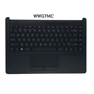 New For HP 14Z-DK 14s-cf Palmrest Non-Backlit Keyboard Touchpad L91187-001 Black - Picture 1 of 6