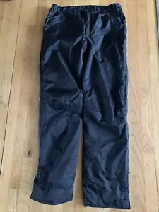 Olympia Moto Sports Black Pants Mens 36 x 33 Motorcycle Full Zip Legs Pockets - Foto 1 di 11
