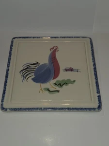 Remache de gallo pintado a mano Pfaltzgraff - Imagen 1 de 3