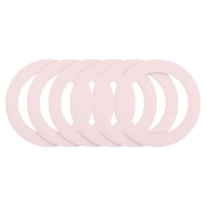 6Pcs Bague Autocollant Magnétique, Bague Adaptateur Magnétique, Rose - Photo 1 sur 8