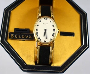 Vintage 1969 M9 Bulova Oval 10KRGP Case Manual Wind Wrist Watch Runs lot.qd - Bild 1 von 8