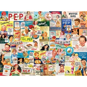 Kellogg's Cereal Ads Jigsaw Puzzle - Picture 1 of 1