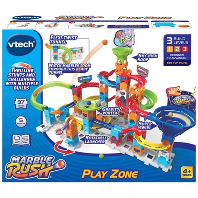 Lanzador de mármol giratorio VTech Marble Rush Play Zone 97 piezas modulares EXCLUSIVO - Imagen 1 de 4