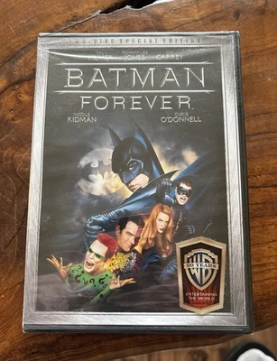 Batman Forever DVD Val Kilmer, Jim Carrey, Nicole Kidman New Sealed - Image 1 of 2