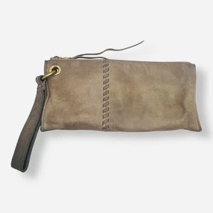 Cartera sin asas de cuero gris muñeca Hobo International Vida - Imagen 1 de 12