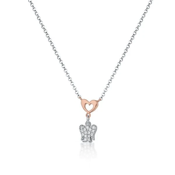 Collana Roberto Giannotti Donna Angeli in Argento Zirconia GIA395 - Immagine 1 di 1