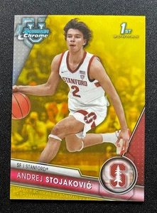 Andrej Stojakovic /75 2023-24 Bowman University Chrome Sapphire Edition  #73 - Bild 1 von 3