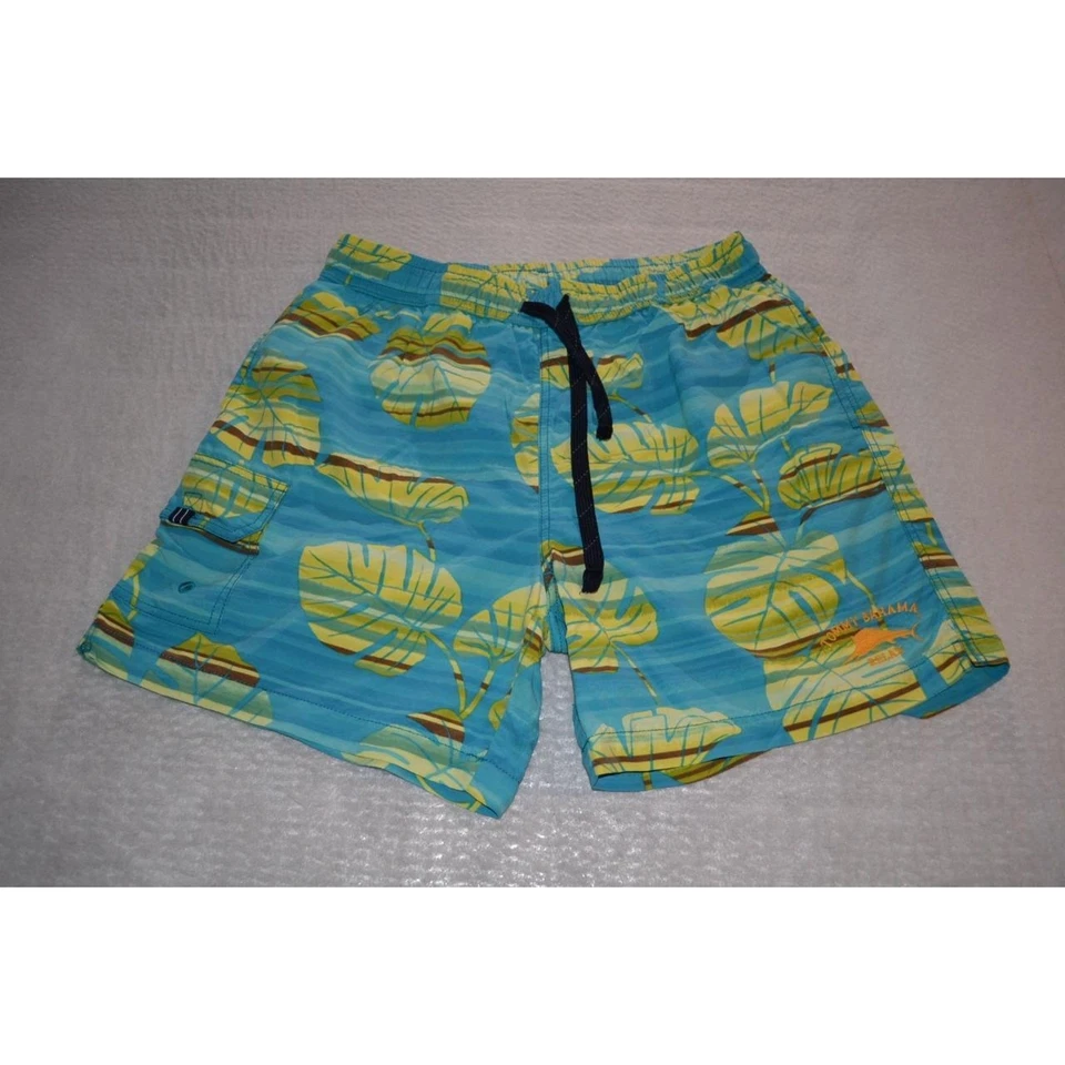 38480 Tommy Bahama Bañador Pantalones Cortos Azul Nylon Talla Mediana Para Hombre Foto 1 de 4