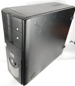 Case Cabinet Torre verticale nero per pc computer desktop Ergo OSTA900 - Photo 1/4