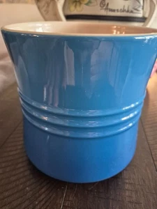 Portautensili piccolo in gres blu Le Creuset - Foto 1 di 5