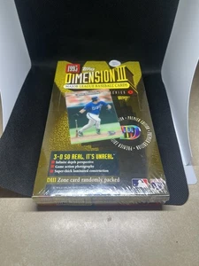 1995 Topps Baseball Dimension III Series 1 Box Sealed (24 Packs) - Picture 1 of 2