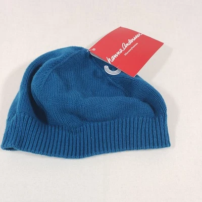 Sombrero tejido Hanna Andersson bebé niño XS 3-12 meses tapiz rayas azules Foto 1 de 4
