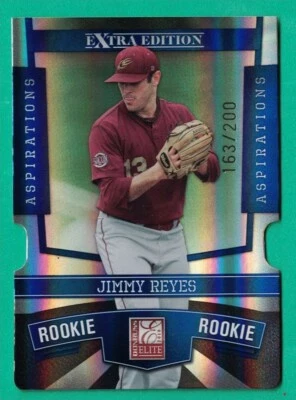 2010 Donruss Elite Extra Edition Aspirations Die-Cut #179 Jimmy Reyes #'d /200 - Image 1 of 2