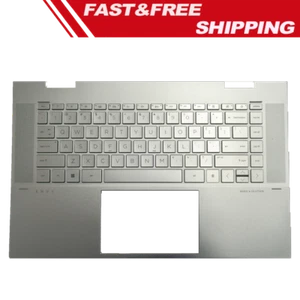 New For HP ENVY 15m-es 15-es Palmrest Keyboard Cover Backlit M45474-001 silvery - Bild 1 von 8