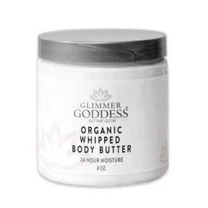 Rose Lavender Scent Organic Whipped Body Butter Vegan 24 Hr Hydration 8 oz - Picture 1 of 4