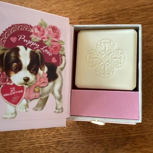 Caja de música de amor para cachorro de San Valentín JABÓN ROSA TOCA AZUL DANUBIO NUEVO - Imagen 1 de 4