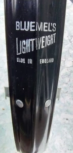 Used Retro Vintage Bluemels Lightweight Fenders Mud Guard 700c 27" Black Eroica - Picture 1 of 20
