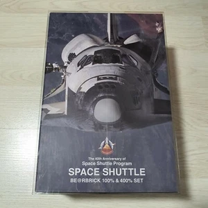 BEARBRICK Space Shuttle 40th Anniversary 100%&400% Medicomtoy BE@RBRICK - Picture 1 of 1