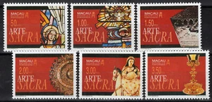 ZAYIX Macau Macao 751-756 MNH Religious Art Stained Glass Chalice 092022S173M - Picture 1 of 1