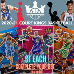 2020-21 Panini Court Kings Basketball Base $1 each Complete your set - Picture 1 of 123