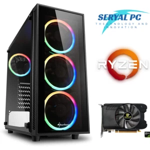 PC GAMING RYZEN 5 4500 NVIDIA GTX 1650 SSD 512GB + HD 2TB RAM 16GB WIFI WIN.11 - Imagen 1 de 8