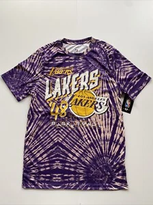 LOS ANGELES LAKERS TIE-DYE T-SHIRT MEN’S SIZE SMALL 100% POLYESTER NBA NEW - Bild 1 von 12
