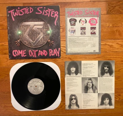 Twisted Sister - Come Out and Play LP Atlantic 1985 Press Pop Up Cover  VG+ - Image 1 of 4