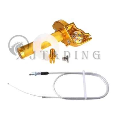 Universal M10*1.5 CNC Aluminum Accelerator Throttle Twist Grips Handlebars Cable - Image 1 of 4