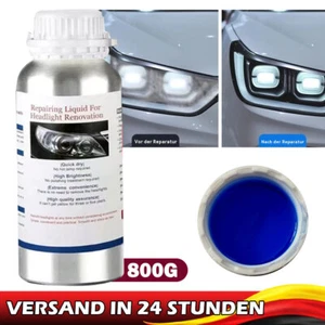 800g Profi Scheinwerfer Aufbereitung Bedampfen Reparatur Nachfüllflasche Flüssig - Bild 1 von 14