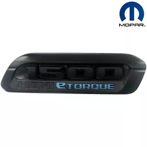 2020-2024 RAM 1500 DT HEMI ETORQUE HOOD BADGE EMBLEM RIGHT 68500543AA OEM NEW - Picture 1 of 3