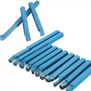 11Pcs 5/16" Carbide Tip Tipped Cutter Tool Bit Cutting Set Metal Lathe Tooling - Picture 1 of 8