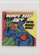 1985 AGI Rock Star Concert Cards Sticker Inserts Wimps Keep Out 0kb5