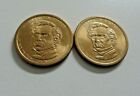 Two U.S. Franklin Pierce Liberty Dollar Coins 