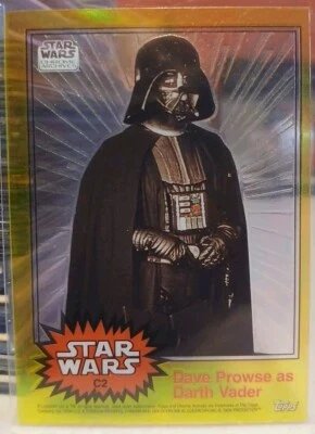 Star Wars Chrome Archives Darth Vader C2 Insert Card NM 1999 Topps *Clearchrome* - Image 1 of 2