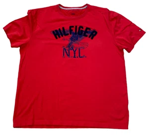 Tommy Hilfiger N.Y.C Hemd Herren Gr. XL Kurzarm Red Eagle - Bild 1 von 9