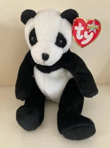 TY MANDY THE PANDA BEAR BEANIE BABY NEW WITH TAGS - Picture 1 of 1