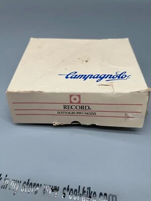 Campagnolo C-Record Low Flange Hub Set 36H 100/130mm Front/Rear QR Vintage NOS - Image 1 of 4