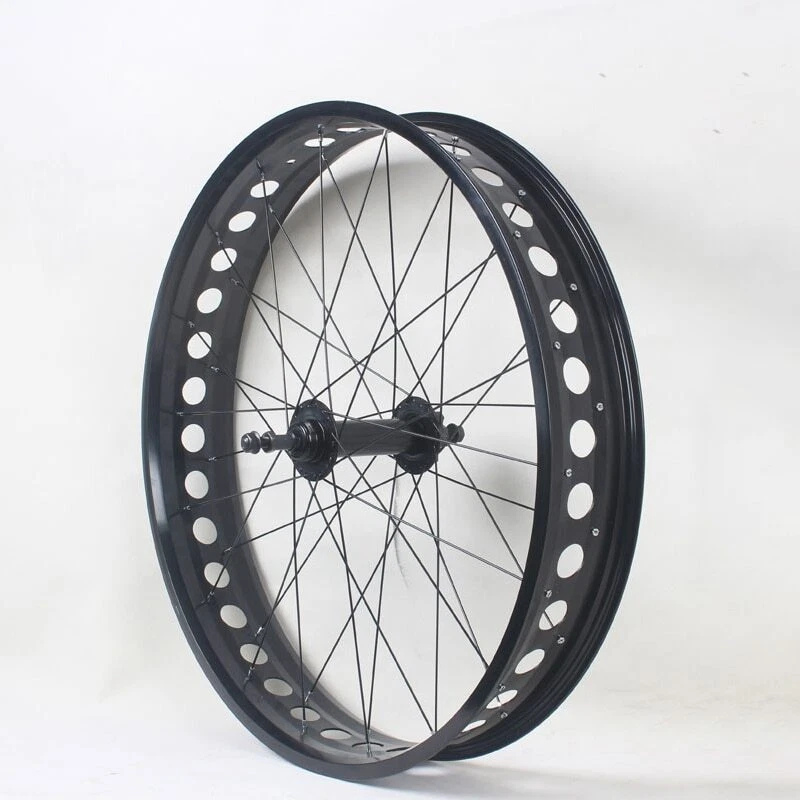 20/24/26X4.0 Inch Beach Snow Bike Front/Rear Wheels Fat Bicycle Front Wheels 36H - Image 1 of 4